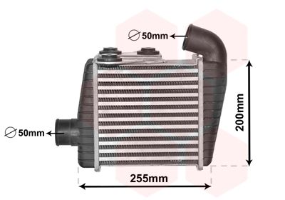 VAN WEZEL Kompressoriõhu radiaator 83004232